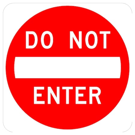 Sign Solutions Usa 48 in Height, 48 in Width, Aluminum, Square DUS08HWT4848R5-1